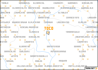 map of Toco