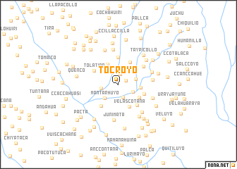 map of Tocroyo