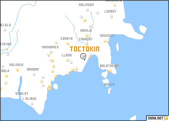 map of Toctokin