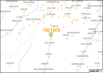 map of Toctuca
