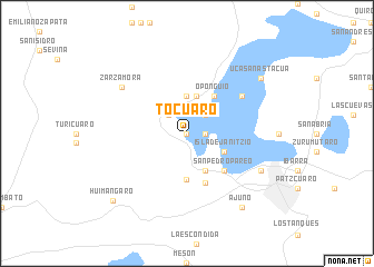 map of Tócuaro