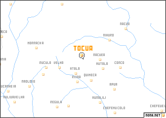 map of Tocua