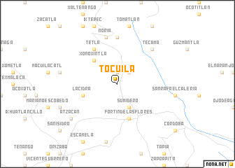 map of Tocuila