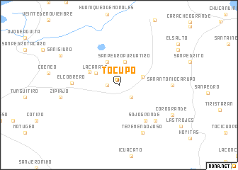 map of Tocupo