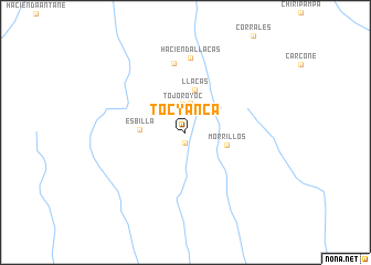 map of Tocyanca