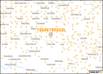 map of Todaeyang-gol