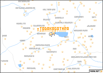 map of Toda ka Gothra