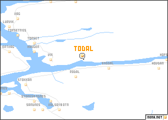 map of Todal