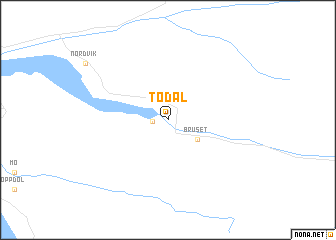 map of Todal