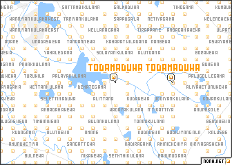 map of Todamaduwa