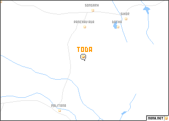 map of Toda