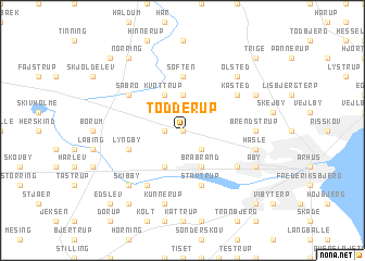 map of Todderup