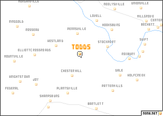 map of Todds