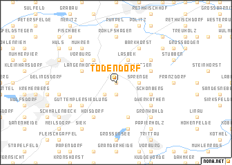 map of Todendorf