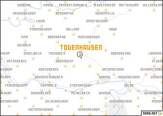 map of Todenhausen