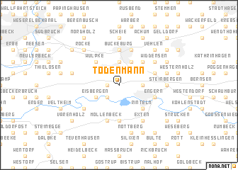 map of Todenmann