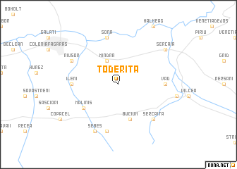 map of Toderiţa