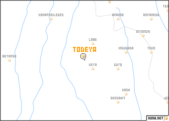 map of Tʼodeya