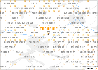 map of Tödheide