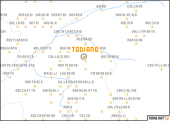 map of Todiano
