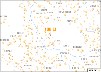 map of Todići