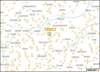 map of Todići