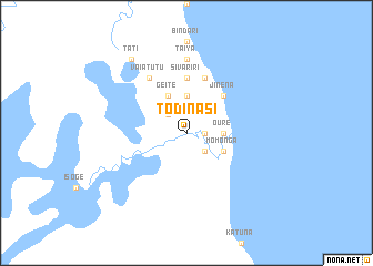 map of Todinasi