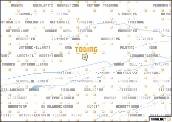 map of Töding