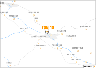 map of Todino