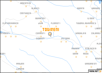 map of Todireni