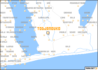 map of Todjanouko