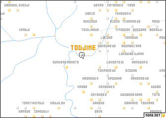 map of Todjimè