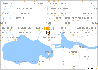 map of Todji