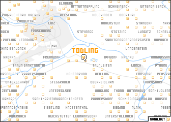 map of Tödling