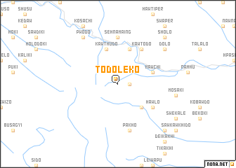 map of Todoleko