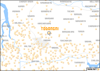 map of Todong-ni