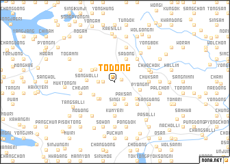 map of T\