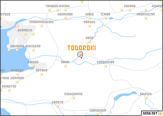 map of Todoroki