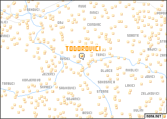 map of Todorovići