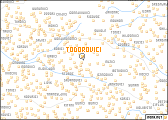 map of Todorovići