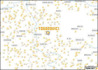map of Todorovići