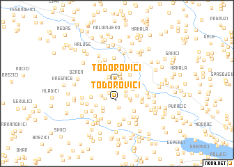 map of Todorovići