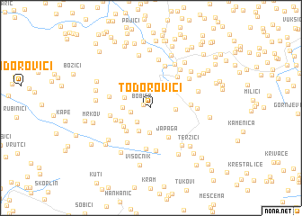 map of Todorovići