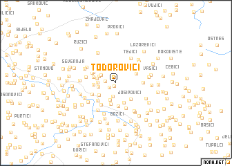 map of Todorovići