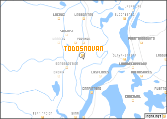 map of Todosnován