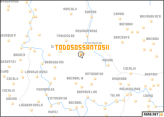 map of Todos os Santos II