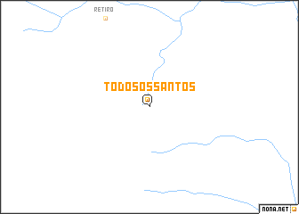 map of Todos-os-Santos