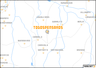 map of Todos Pensamos