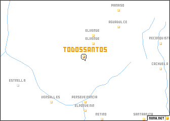 map of Todos Santos