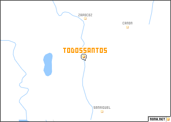 map of Todos Santos